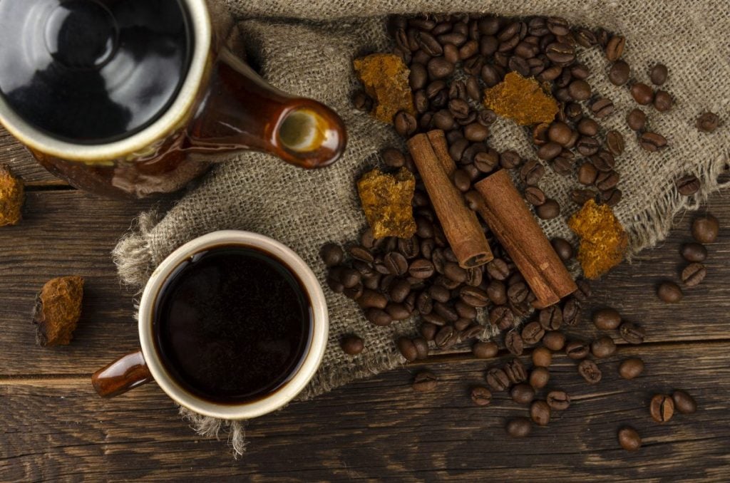 Chaga mushroom coffee