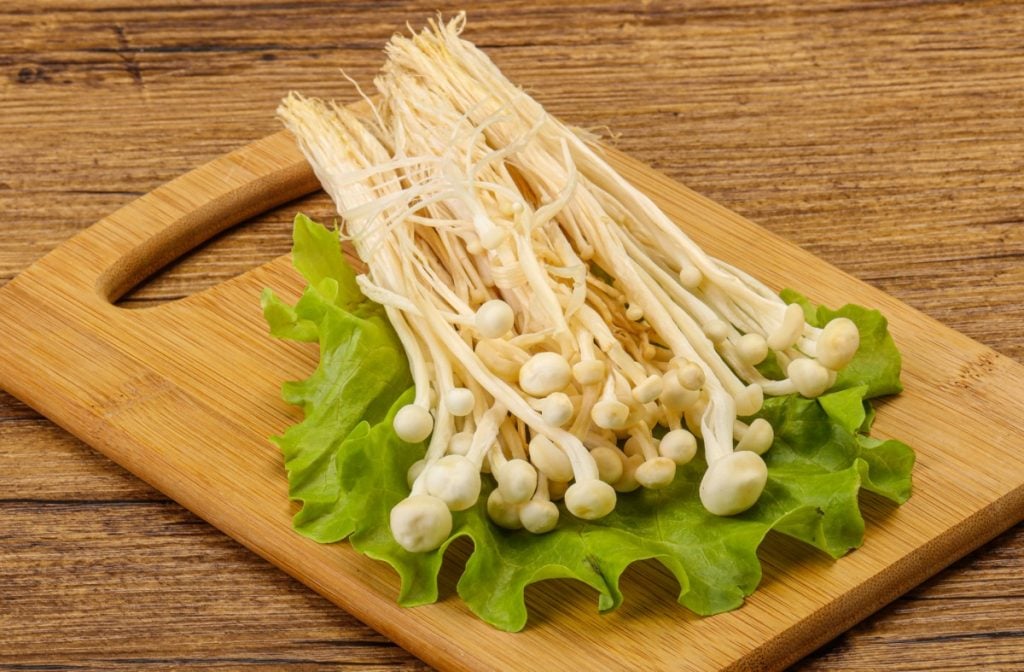 Enoki mushrooms are one of the most expensive mushrooms