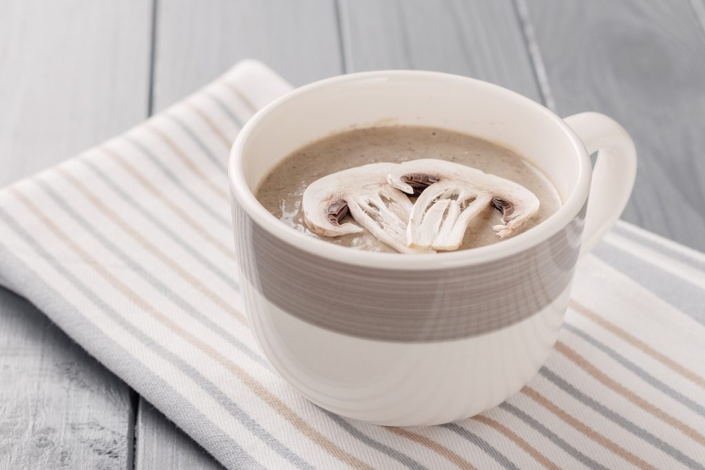 Mushroom soup is great way for babies to enjoy mushrooms