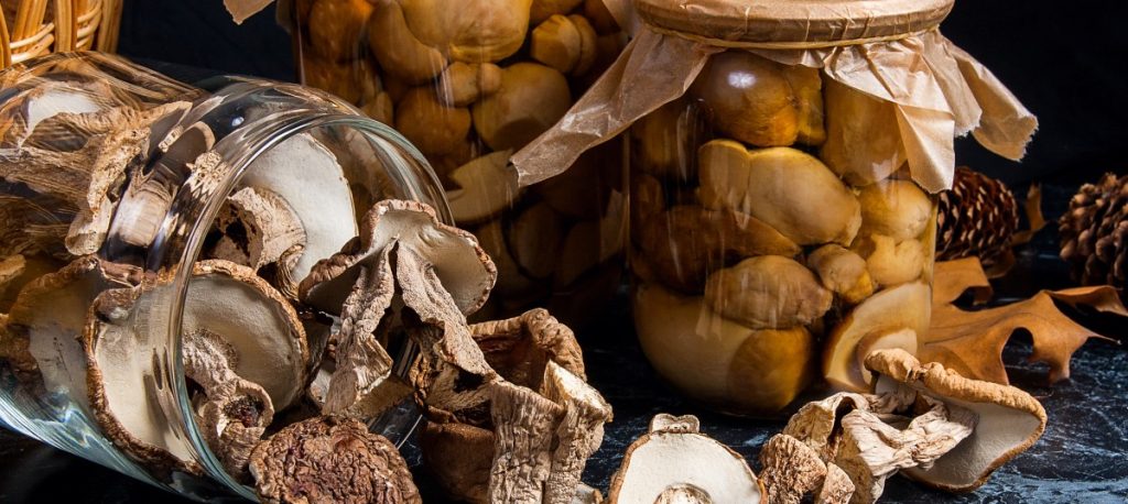 How to preserve mushrooms