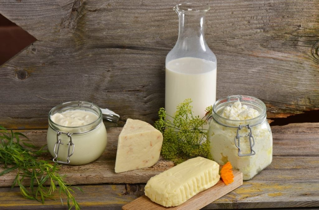 Organic dairy products